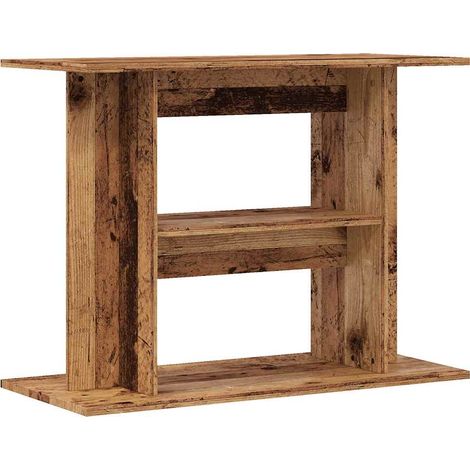 Support d'aquarium en bois ancien 80 x 35 x 60 cm Bois d'ingénierie
