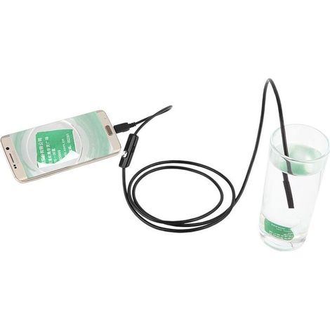 Caméra endoscope USB Android 7 mm HD étanche avec 6 LED réglables pour smartphone Android, tablette, ordinateur portable (1/3)