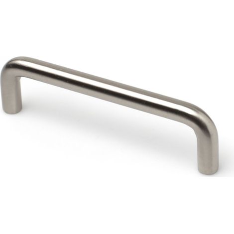 Asa de hierro con acabado níquel satinado, dimensiones:106x10x30mm y entrepuntos:96mm -
