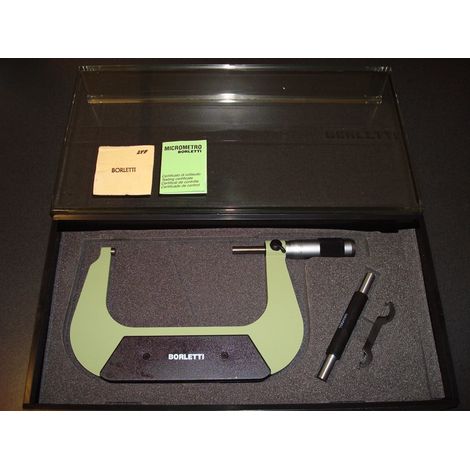 Micrometro centesimale per esterni BORLETTI MELN/5W lettura 100 � 125 mm