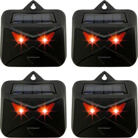 repellenti a LED rossi lampeggianti tengono lontani procioni, cervi, puzzole, gatti e coyote