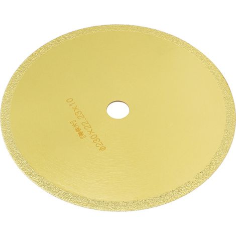Disque de découpe diamant 230x22,23x10mm pour marbre, métal, fonte - Meule abrasive et tronçonnage, lame circulaire 10 mm, haute performance. (1/5)