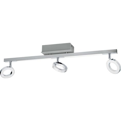 LED Plafonnier Cardillo, lampe de plafond 3 flammes, spot de plafond (1/5)