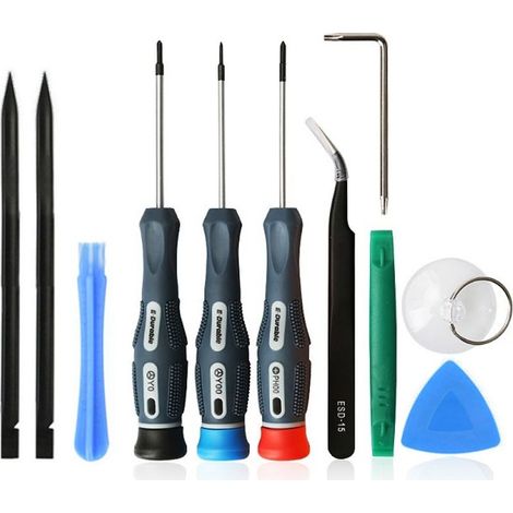 Kit de tournevis 3 en 1 pour Nintendo Switch Cross Wing Jeu d'outils de réparation de tournevis de précision Compatible avec Switch Joy Con Controller (1/5)