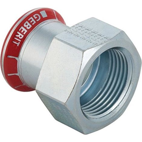 'GEBERIT MAPRESS ACE. CARBONE - UNION FEMELLE DIAMÈTRE 28 MM 1/2 GALVANISÉ 21807