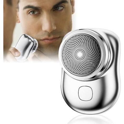 Usb Mini Rasoir, Mini Rasoir Électrique Portable, Rasoir De Voyage Hommes, Rasoir Électrique Hommes, Rasoir Sec Humide, Mini A505 (1/4)