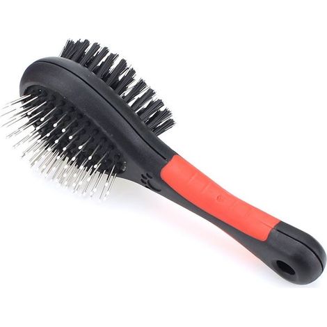 Fellpflegekamm – Doppelseitig – 2-in-1 – Knotenentfernung – Massage für Hunde und Katzen (1/4)