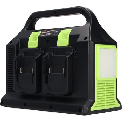 Tragbarer 300-W-Wechselrichter mit USB-Ausgang, Sinuswellen-Netzteil, Wechselrichter für 18-V-Batterie (1/5)