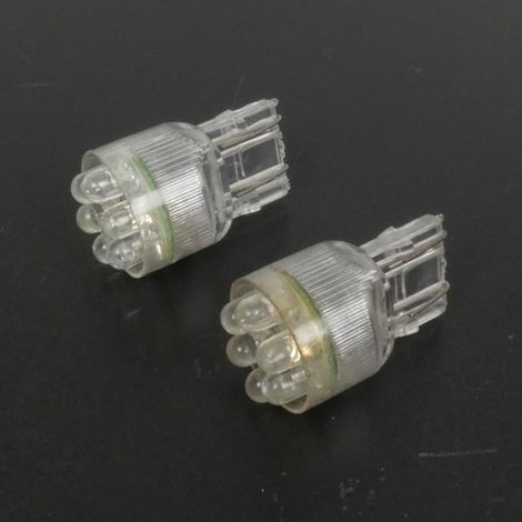 LED-Glühbirne 12V orange T20 Bilux RMS E27 für Motorrad Auto (1/4)