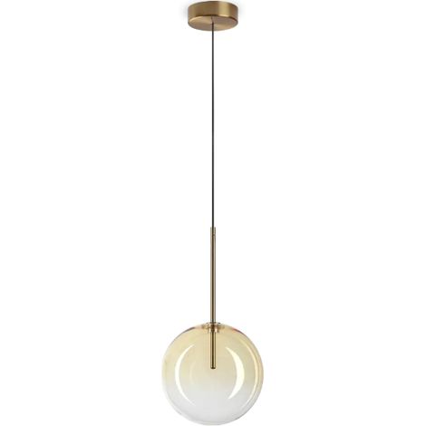 Ideal Lux Sospensione Moderna Equinoxe 1 Luce G4 Cromo Metallo Vetro (1/2)