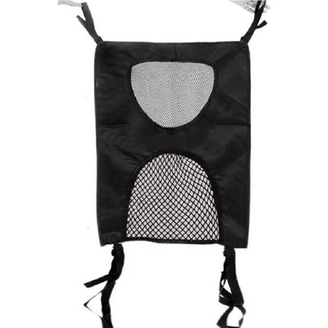 Barrière pour chien Barrière de voiture en maille - Tissu Oxford - Séparateur réglable pour garder la sécurité du conducteur - Facile à installer pour voiture, SUV, camion - Noir,Seuçais (1/5)
