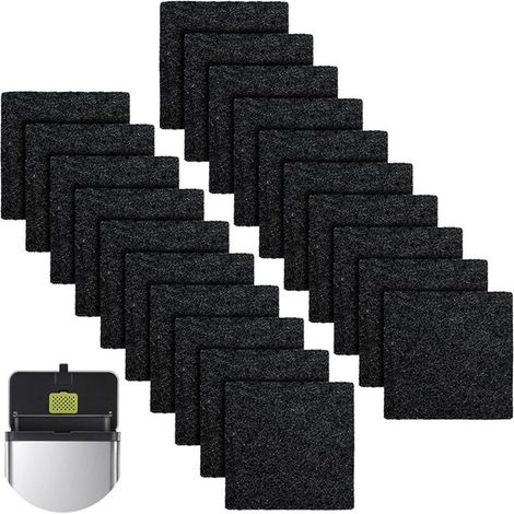 Pièce de rechange pour filtre désodorisant de poubelle, filtre désodorisant à charbon actif pour poubelles EKO à compartiments intégrés (1/5)