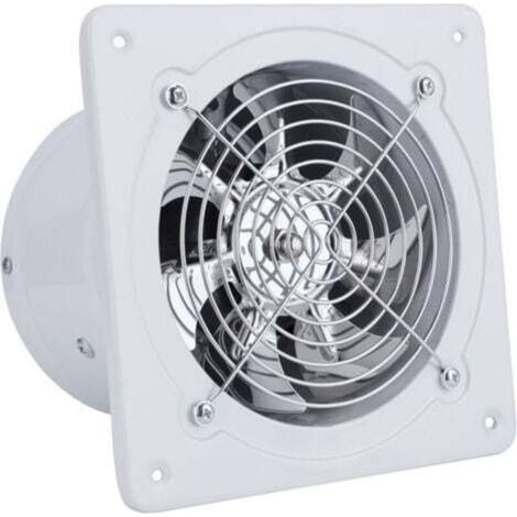 Ventilateur d'Extraction 6 Pouce Extracteur d'Air Ventilation Murale Silent Salle de Bain Garage Cuisine 40W 220 V Ventilo 600m³ / H Débit d'Air,Blanc (1/4)