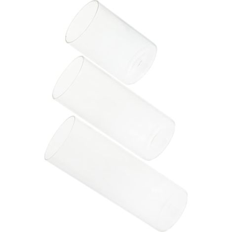Transparent Bougeoir Cylindrique Support De Bougie Pour