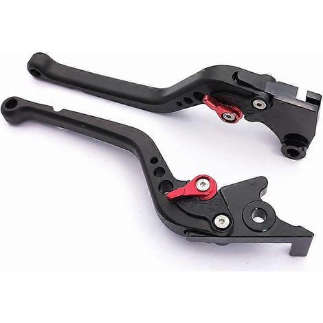 Poignée de frein, d'embrayage et de klaxon (longue, noire) pour moto Kawasaki ZX-25R (1/5)