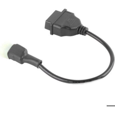 Câble adaptateur OBD2 pour moto - - OBD2 à 4 broches - Compatibilité K-Line - Incompatible CAN - Matériau ABS (1/4)