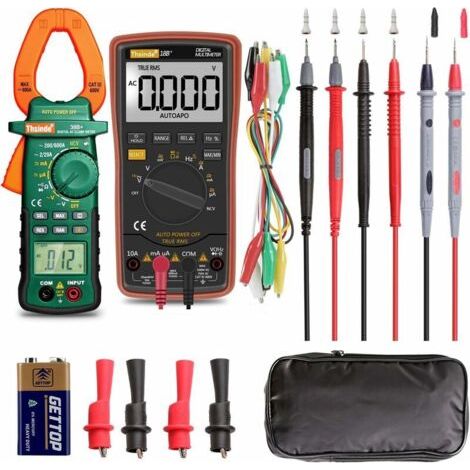 Multimetre Lcd Numerique, Multimètre Numérique Professionnel, Voltmètre numérique, Automatique Mesure et Manuel. (1/5)