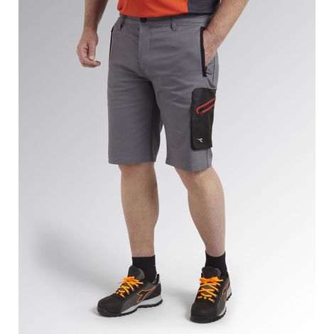 Diadora BERMUDA STRETCH Short de travail - XL - Gris
