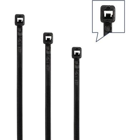 Kabelbinderset 350tlg. schwarz - NW-SET 1 (1/3)