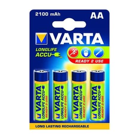 Varta - batterie rechargeable ni-mh aa 2100 mah r2u 4 pcs -