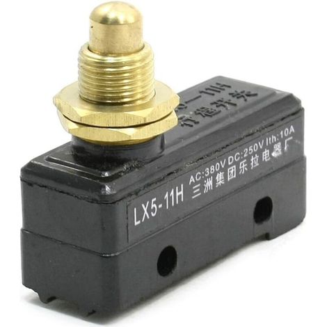 Interrupteur de fin de course à piston à galet croisé LX5-11H à 3 bornes à vis NO + NC SPDT