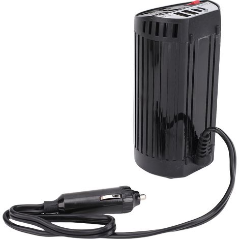 Convertisseur de tension voiture 12V continu vers 220V alternatif 200W, prise allume-cigare, charge rapide PD 24W QC 24W (1/5)