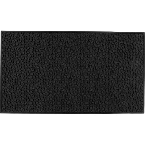 Tapis de bar en PVC antidérapant, isolé, lavable au lave-vaisselle, résistant à la chaleur, Service sans odeur pour café et maison, noir (1/5)