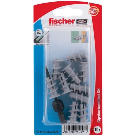 fischer Cheville pour plaque de plâtre GK 22 mm