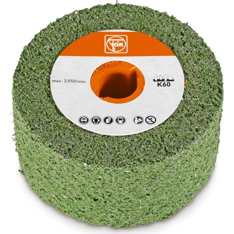 Fein Elastische Schleifwalze Bohrung 19 mm 100 x 50 mm mittel - 63721054010 (1/2)