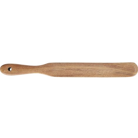 Spatule en teck bois pour cuisine maison, pelle à frire, ustensile de cuisson 28x3cm (1/5)