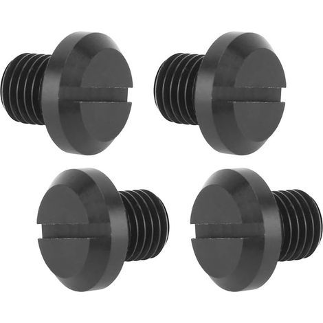 Bouchons pour trous de rétroviseurs de moto, 2 paires de bouchons M10x1,25 en aluminium pour rétroviseurs latéraux arrière, compatibles avec Hypermotard. (1/5)
