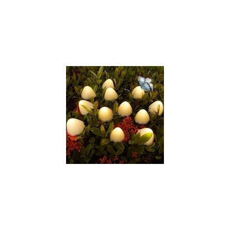 Guirlande lumineuse LED extérieure de 30 mini lampes champignon étanches (1/5)