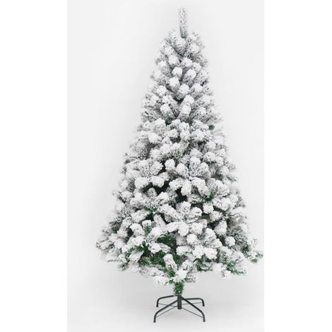 Albero di Natale innevato StarryLights 180 cm x 75 cm - denso e pieno di fascino invernale (1/4)