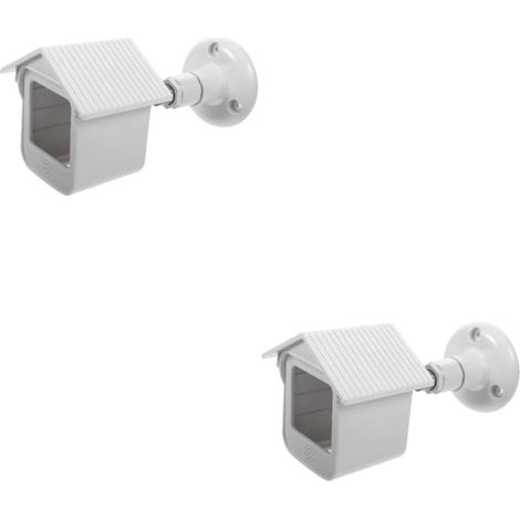 2 Ensembles Caméra Étui De Protection De Caméra De Sécurité Accessoire pour La Maison Caméra Extérieure Housse De Protection Protecteurs De Pluie pour Caméra (1/5)