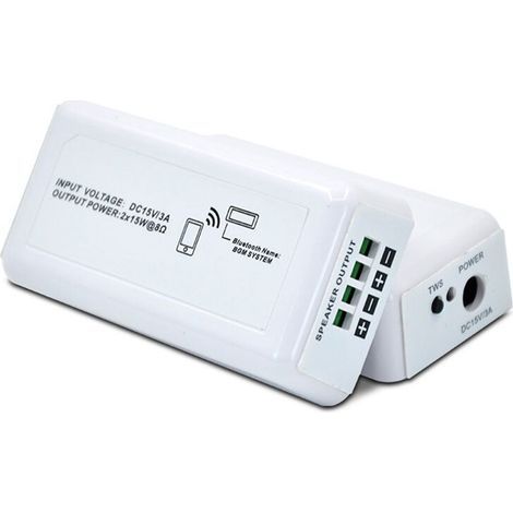 Amplificateur Audio 15 W, Amplificateur pour Salle de Bain, Système Audio, Mur, Plafond, Haut-Parleurs, Prise UE (1/2)