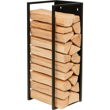 Leñero de pared para interior