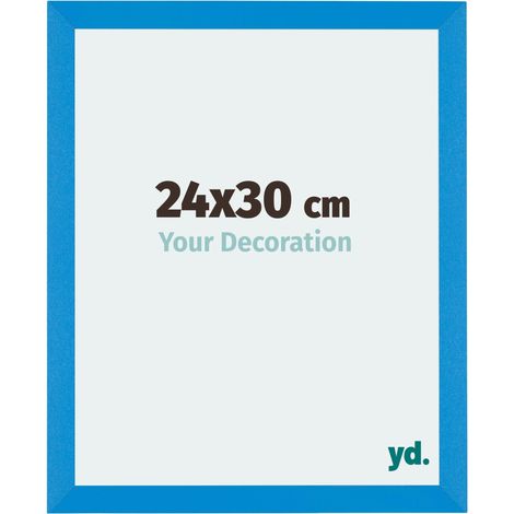 yd. - Cadre photo 24x30 - Bleu Brillant - MDF - Mura
