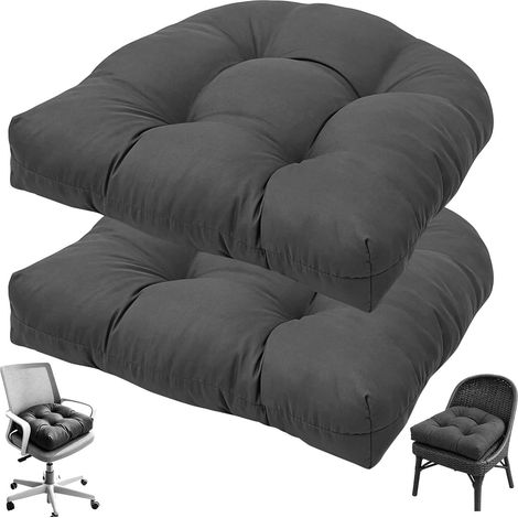 Sitzkissen Outdoor 48x48 cm 2er Set Wasserabweisend Stuhlkissen (1/5)