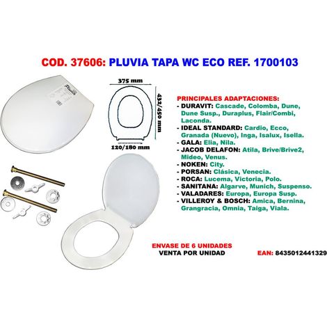 Abattant WC Eco Pluvia Réf.