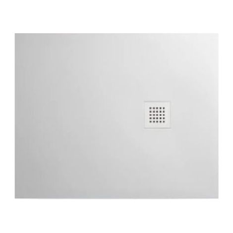 Piatto doccia 80x100 h.3 in ceramica bianco opaco Ceramic.30 di (1/4)