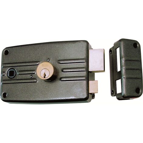SERRATURA PORTE FERRO C/QUADRO CATENACCIO E SCR.CIL.FISSO C/AL.481/482 ISEO