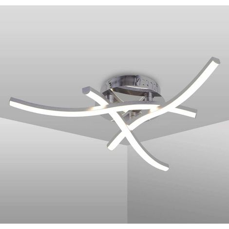 Three Cross Silicone 4000K House LED Lighting Minimalist Living Room Lighting Lighting,pour le salon, le couloir, la chambre, etc. (1/5)