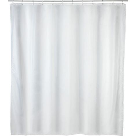 Rideau de douche UNI, 120 x 200 cm, blanc, (1/4)