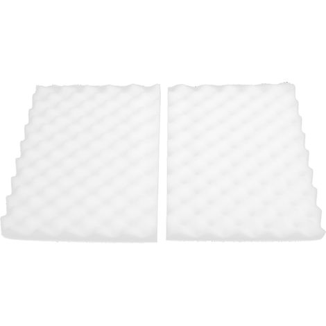 Lot de 2 tapis blancs en mousse pour modeler des fleurs en pâte à sucre, outil DIY à motifs ondulés.
