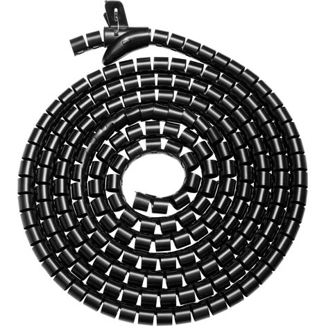 SpeaKa Professional Tube guide-câbles Polyuréthane (PE) noir (Ø x L) 30 mm x 1 m 1 pc(s) SP-13402976 Y374113 (1/5)