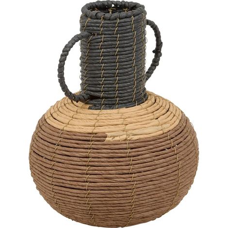 Vase Déco Avec Anses "Wonj" 35cm Multicolore