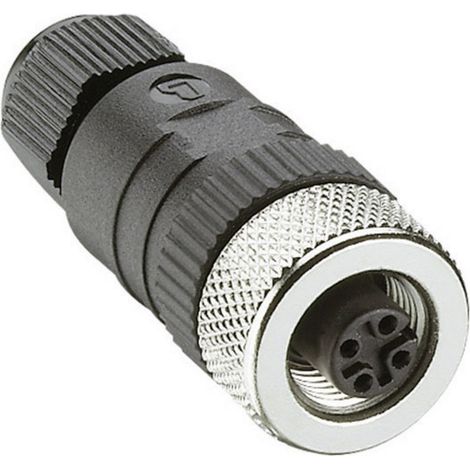 Lumberg Automation 108646 RKC 4/7 11214 Sensor-/Aktor-Steckverbinder, unkonfektioniert M12 Kupplung,