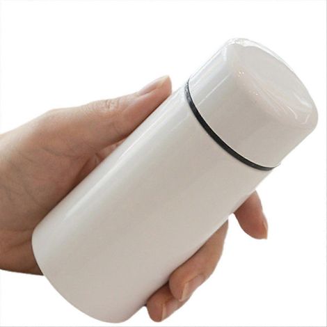Kleiner, isolierter Edelstahlbecher im Taschenformat, ideal für Schüler und Kinder. Kleiner, isolierter Wasserbecher für Tee. (1/5)