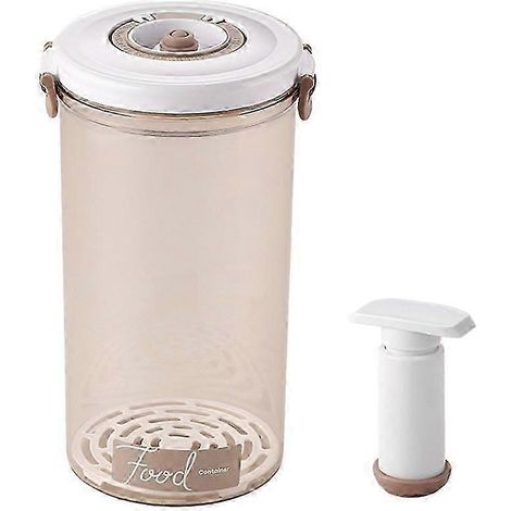 Contenant sous vide alimentaire avec pompe manuelle, AS Plastic-Yvan (1/5)