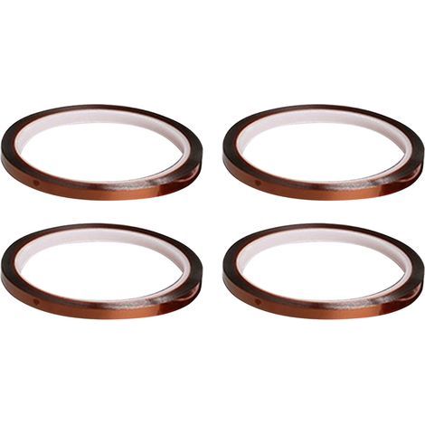 4 rouleaux de bandes thermiques 0.5cm x 33m, ruban isolant résistant aux hautes températures par Sublimation (1/5)